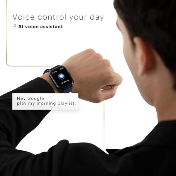 Noise Pulse 2 Pro [New Launch] 1.8" Vibrant Display, Bluetooth Calling Smart Watch for Men & Women, 7 Days Battery Life, Metallic Finish, Built-in Games, Voice Assistance, Health Suite (Elite Black) - Image 4