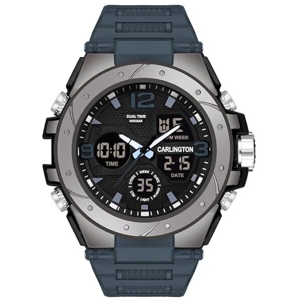 Carlington Resin Endurance Analog-Digital Sports Watch for Men and Boys