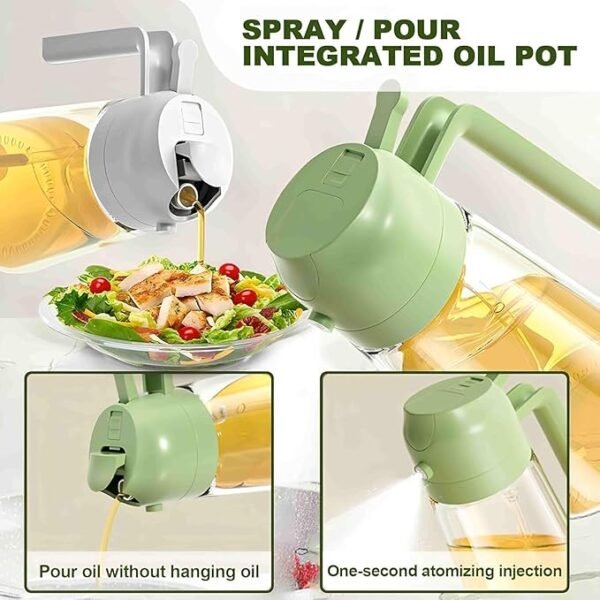 2 In 1 Glass Oil Spray Bottle - Image 5