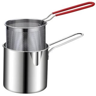 Stainless Steel Deep Frying Pot Strainer